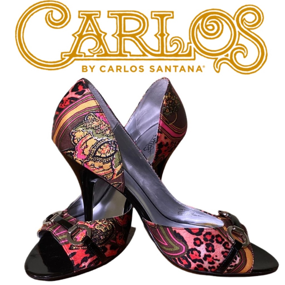 Carlos by Carlos Santana Roulette Multi Color Pumps